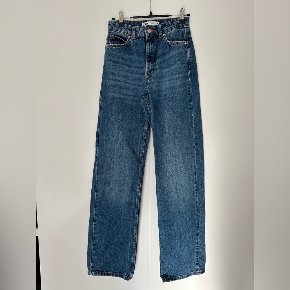 Zara Straight Leg Indigo Jeans
